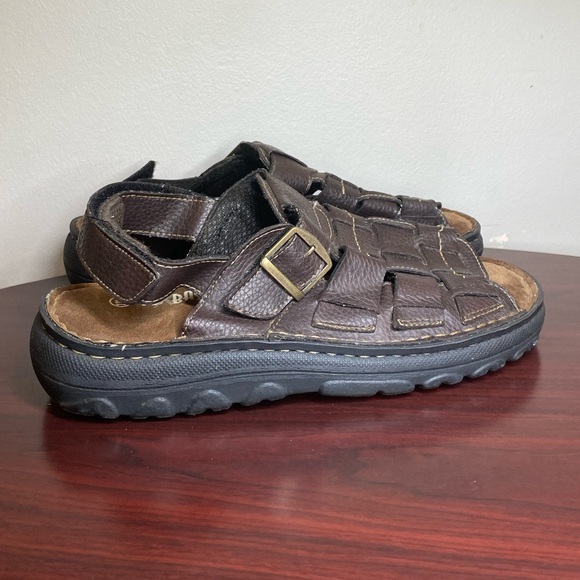 PBX Basics chunky fisherman sandals men’s size 12 brown - Picture 1 of 7